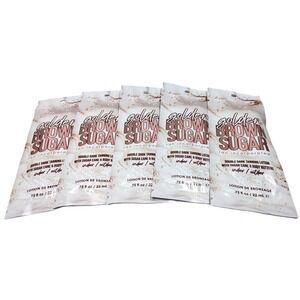 Tan Inc Golden Brown Sugar Double Dark Tanning Lotion 5 Packets 0.75oz Indoor